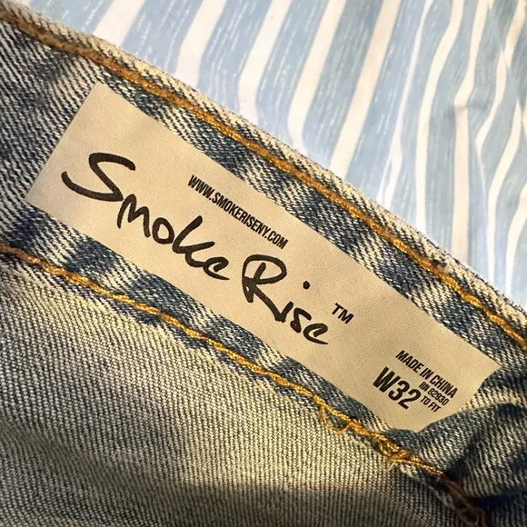 Stylish Distressed Jean Shorts with Embroidered Design - Picture 4 of 6